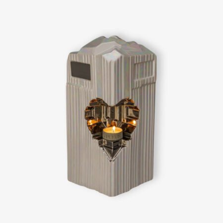 Τεφροδόχος αποτέφρωσης "Heart" Λευκό