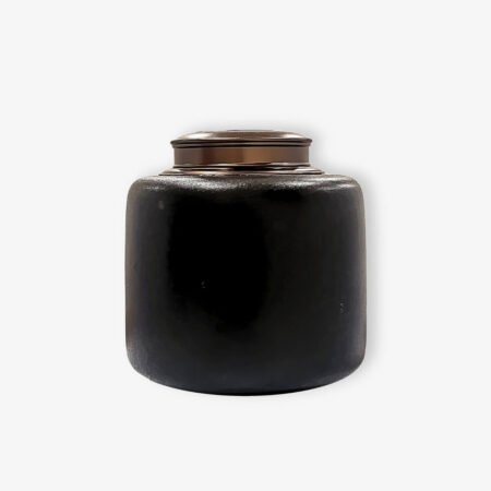 Κεραμική τεφροδόχος "Aorom" Medium Ανθρακί