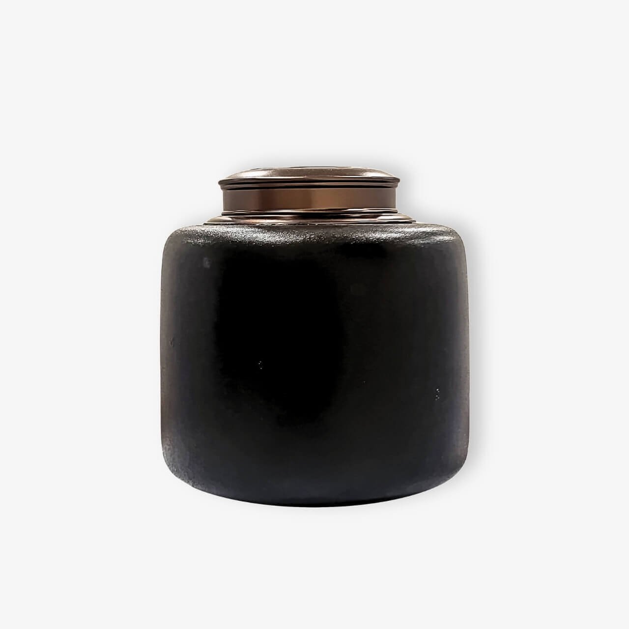 Κεραμική τεφροδόχος "Aorom" Medium Ανθρακί