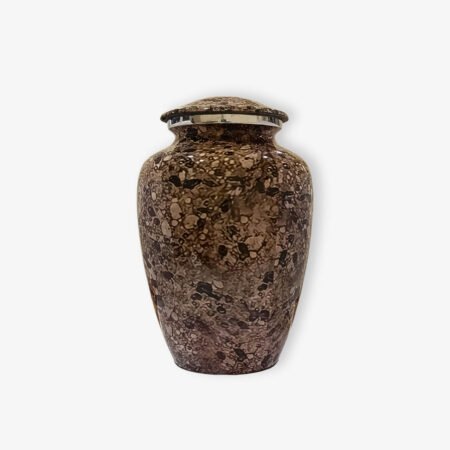 Μεταλλική τεφροδόχος "Elegance" Marble Γκρι