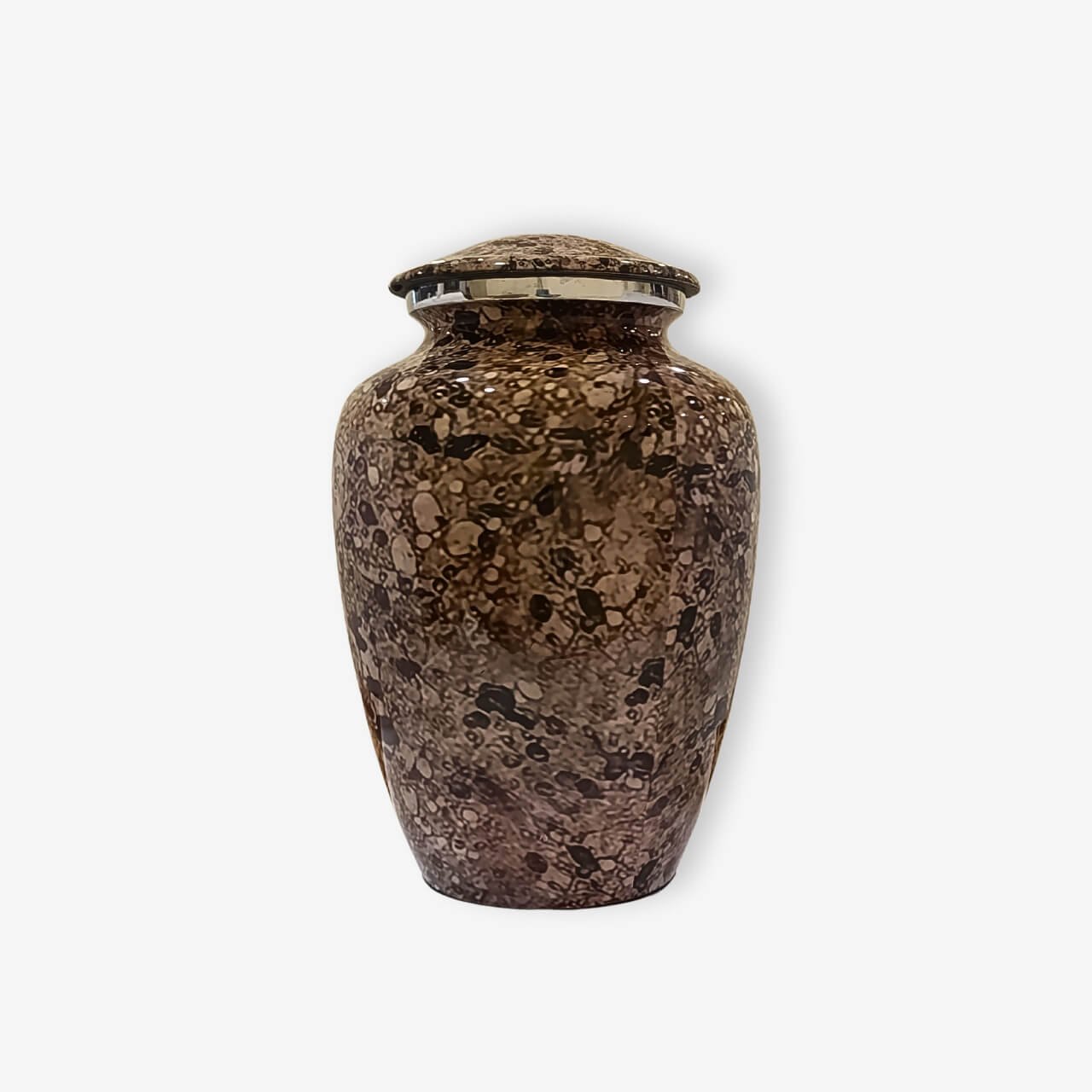 Μεταλλική τεφροδόχος "Elegance" Marble Γκρι