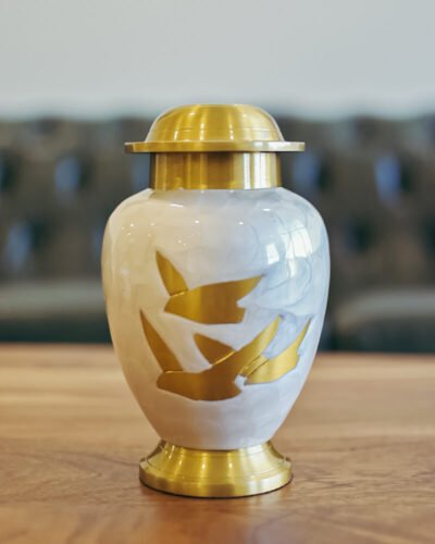 Εικόνα με τεφροδόχο στο Αποτεφρωτήριο Αλεξάνδρειας