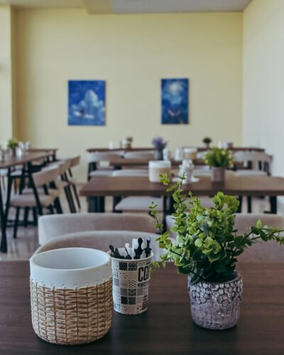 Εικόνα από την αίθουσα συγκέντρωσης του Αποτεφρωτηρίου